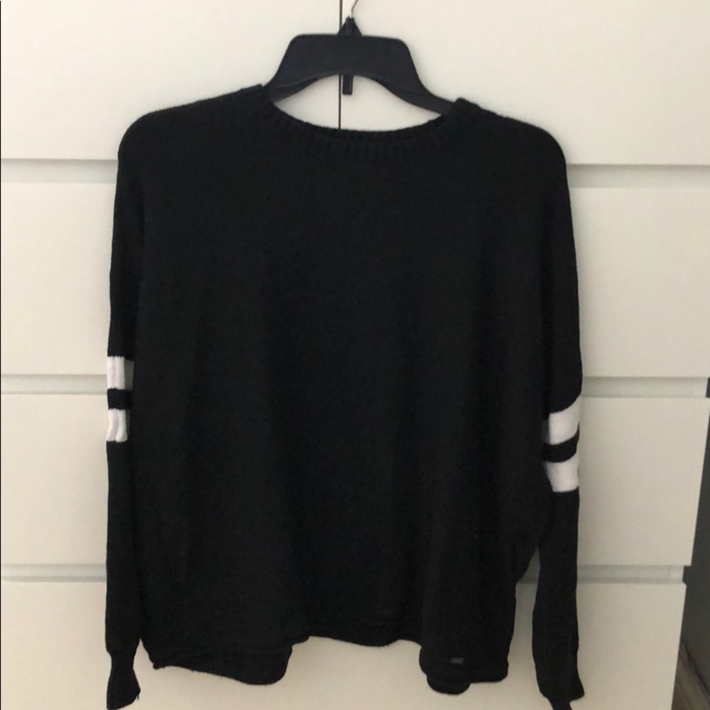 Hollister oversized black knit sweater